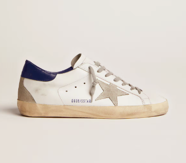 Super-Star avec étoile en daim et contrefort bleu