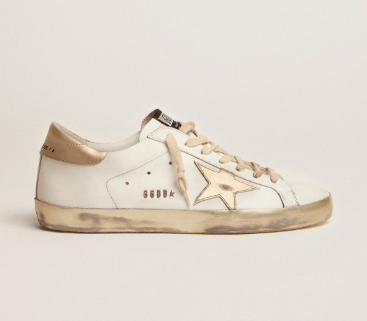 Super-Star avec bande de renfort doré brillant et lettrage